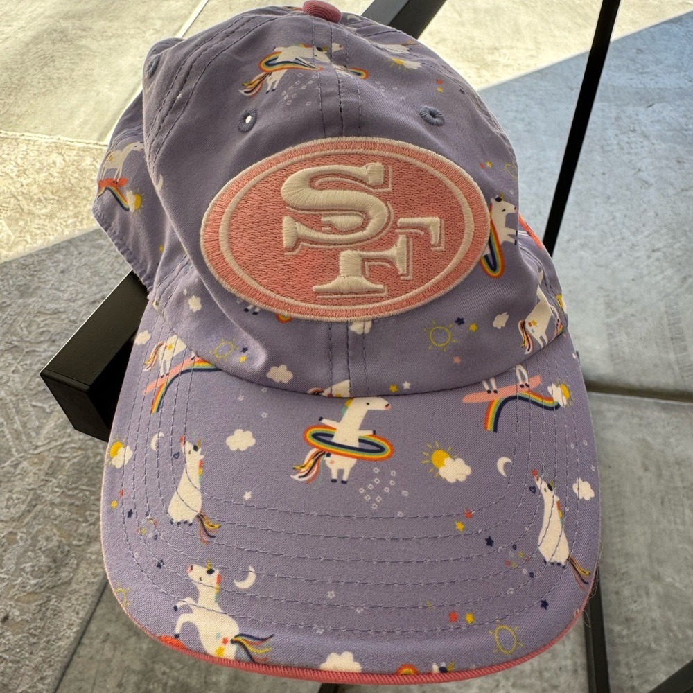 49ers girls unicorn hat